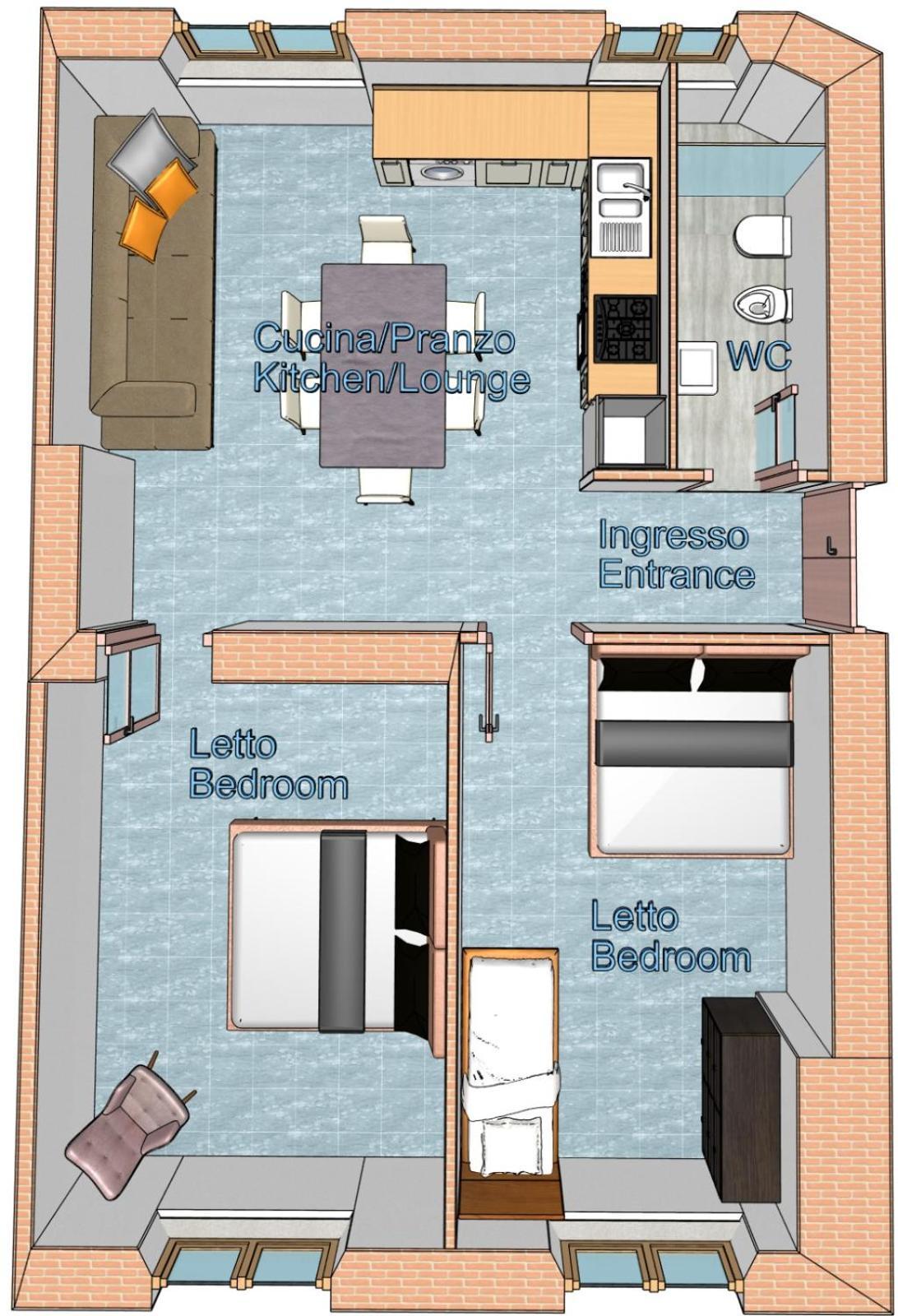 Appartamento Via Grandi - Free Gated Parking - 5 Minutes From Center Lucca Exteriér fotografie